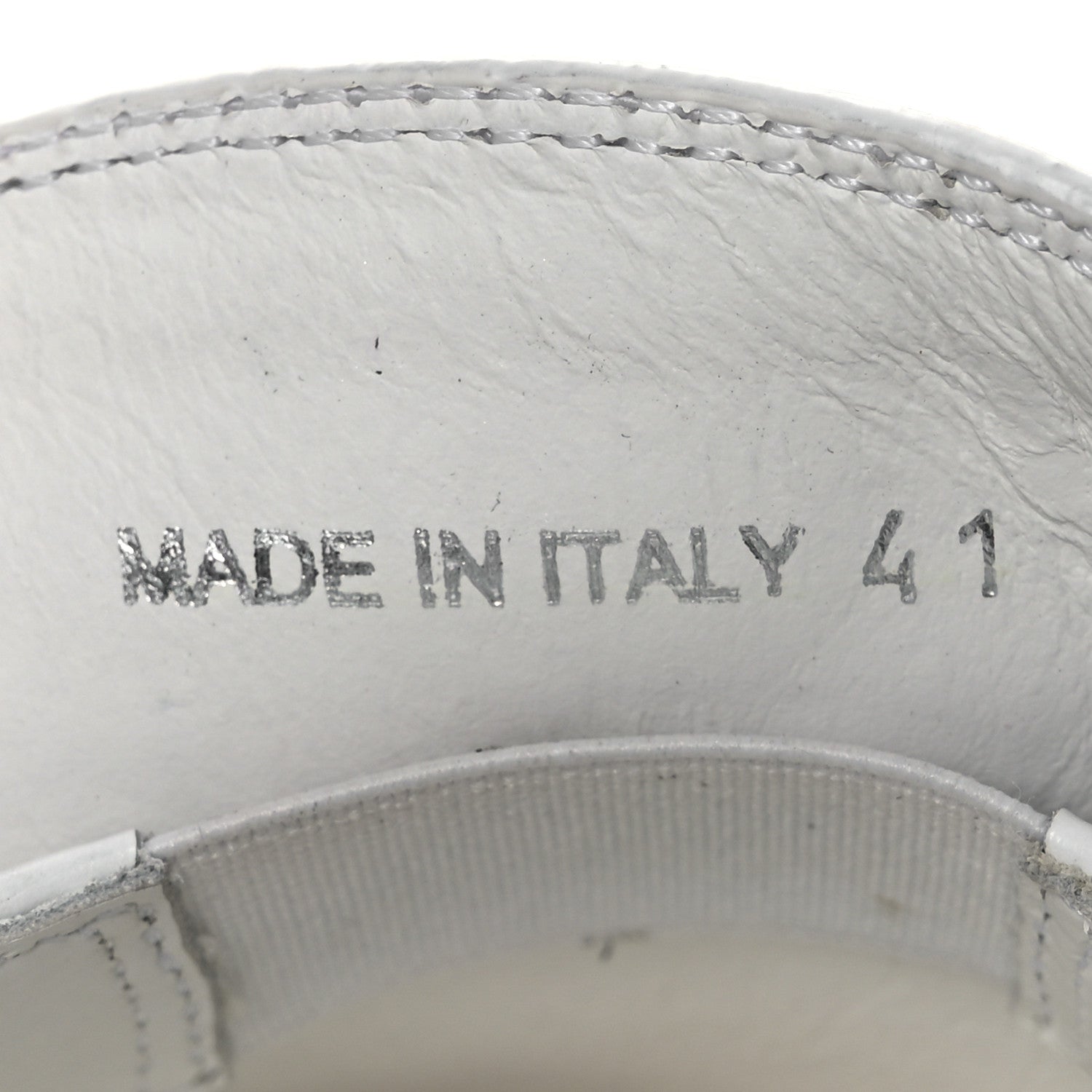 Prada Spazzolato Triangle 50mm Loafers 41 White 10 of 12