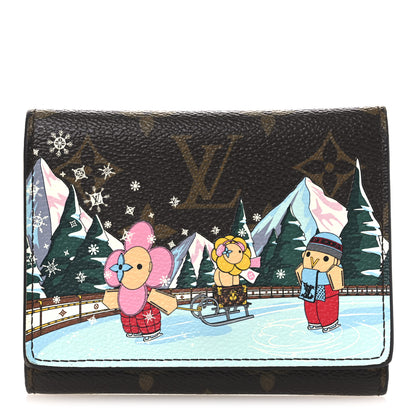Louis Vuitton Monogram 2023 Christmas Animation Alpine Victorine Wallet Wisteria Pink 1 of 8