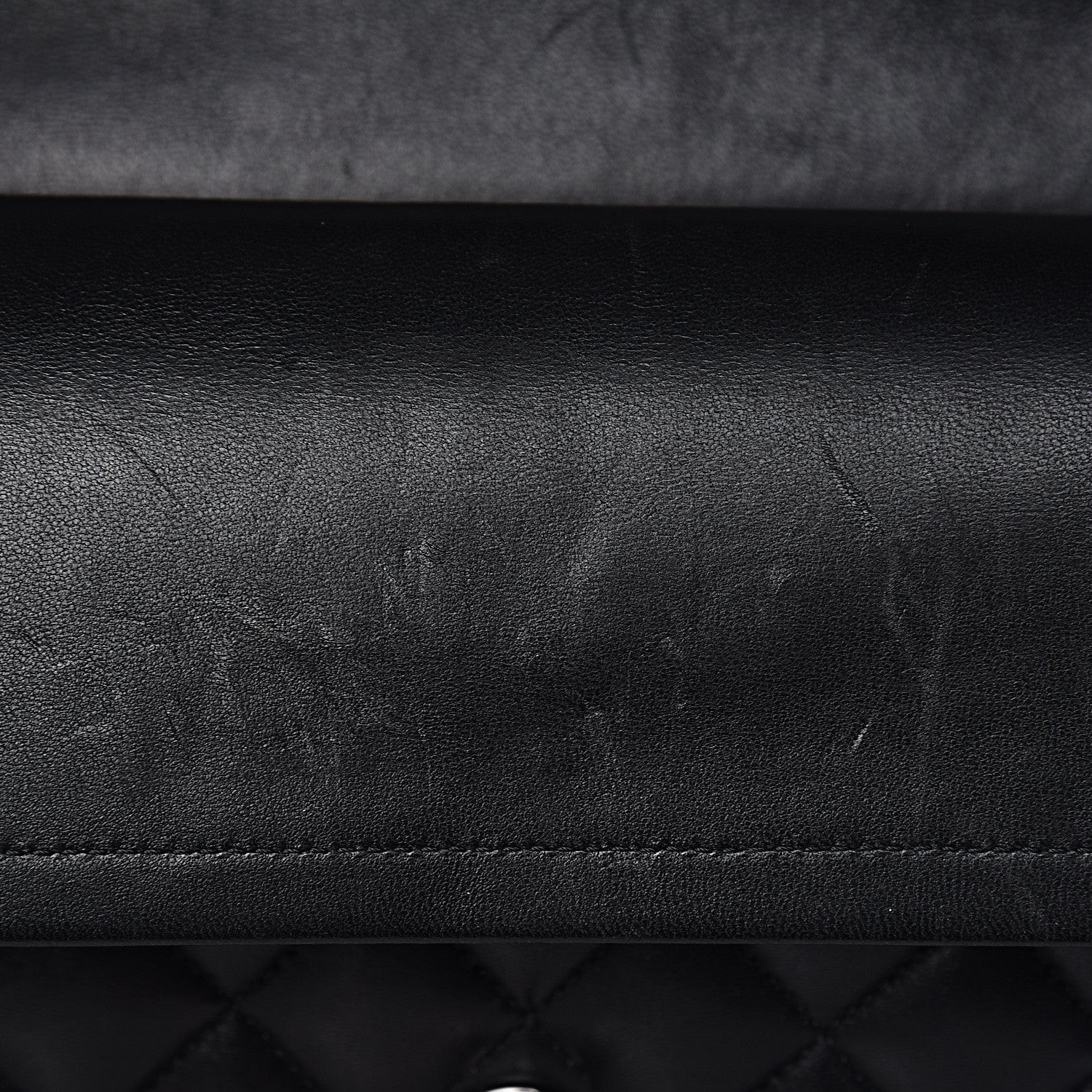 Chanel Lambskin Quilted Medium Double Flap Black 12 of 16