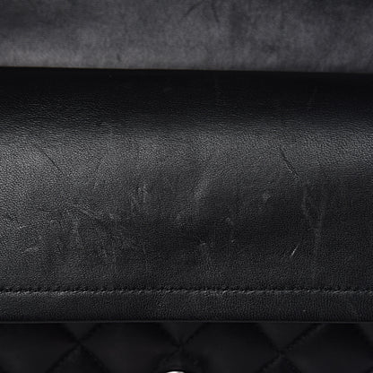Chanel Lambskin Quilted Medium Double Flap Black 12 of 16