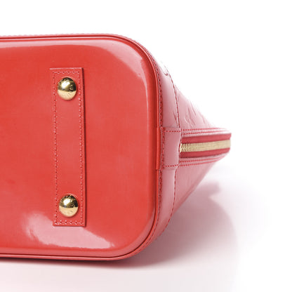 Louis Vuitton Vernis Alma PM Rouge Grenadine 9 of 13