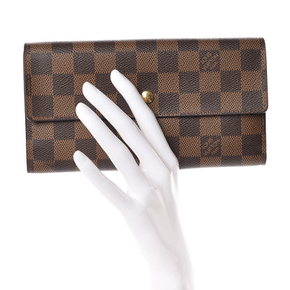 Louis Vuitton Damier Ebene Porte Tresor International Wallet 2 of 7