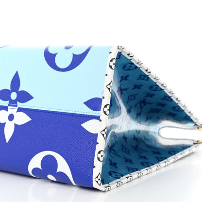 Louis Vuitton Monogram Giant Hawaii Onthego Blue 10 of 11