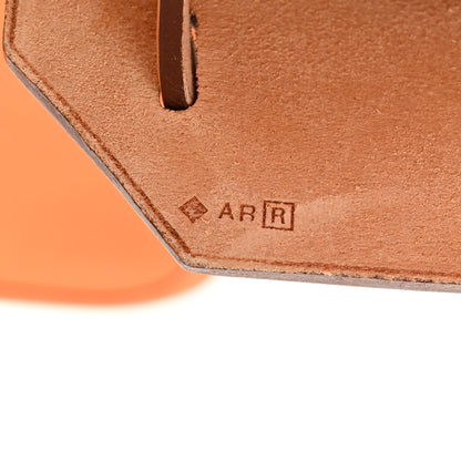 Hermes Toile Vache Hunter Herbag Zip 31 PM Orange 9 of 12
