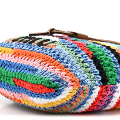 Miu Miu Fabric Crochet Drawstring Pouch Multicolor 8 of 10