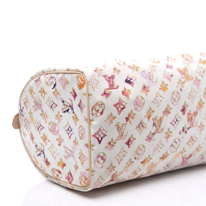 Louis Vuitton Watercolor Aquarelle Speedy 35 White 6 of 9