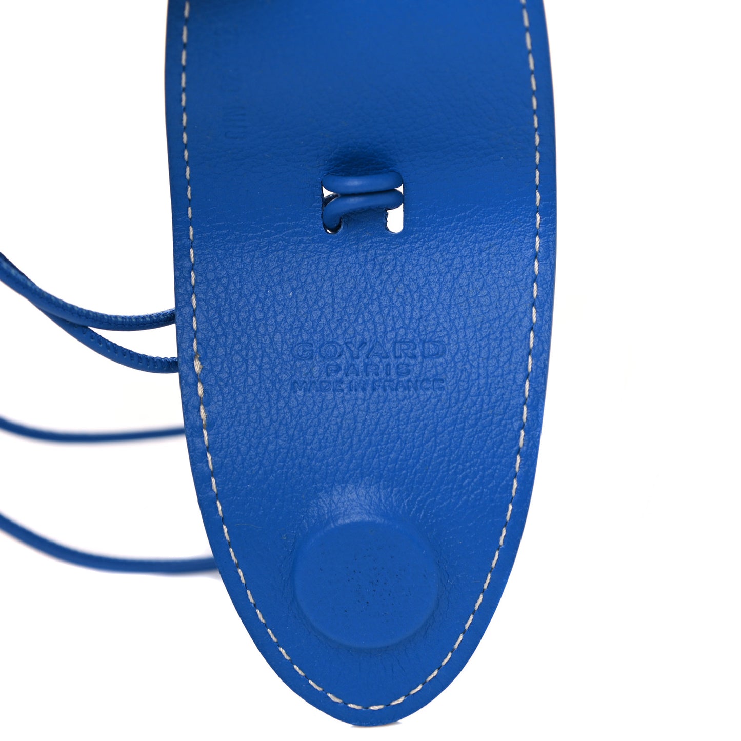 Calfskin Bag Clip Blue