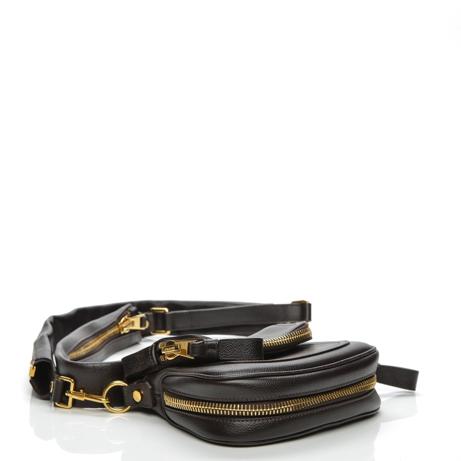 Tom Ford Calfskin Jennifer Mini Crossbody Bag Brown 4 of 6