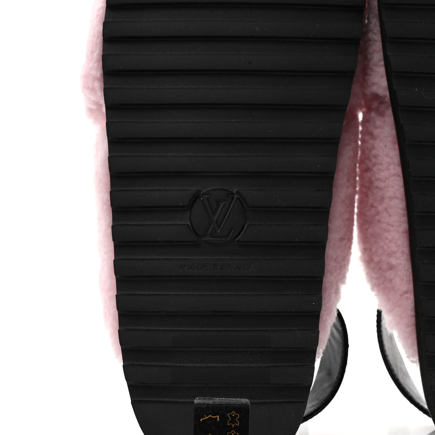 Shearling Paseo Sandals 38 Pink