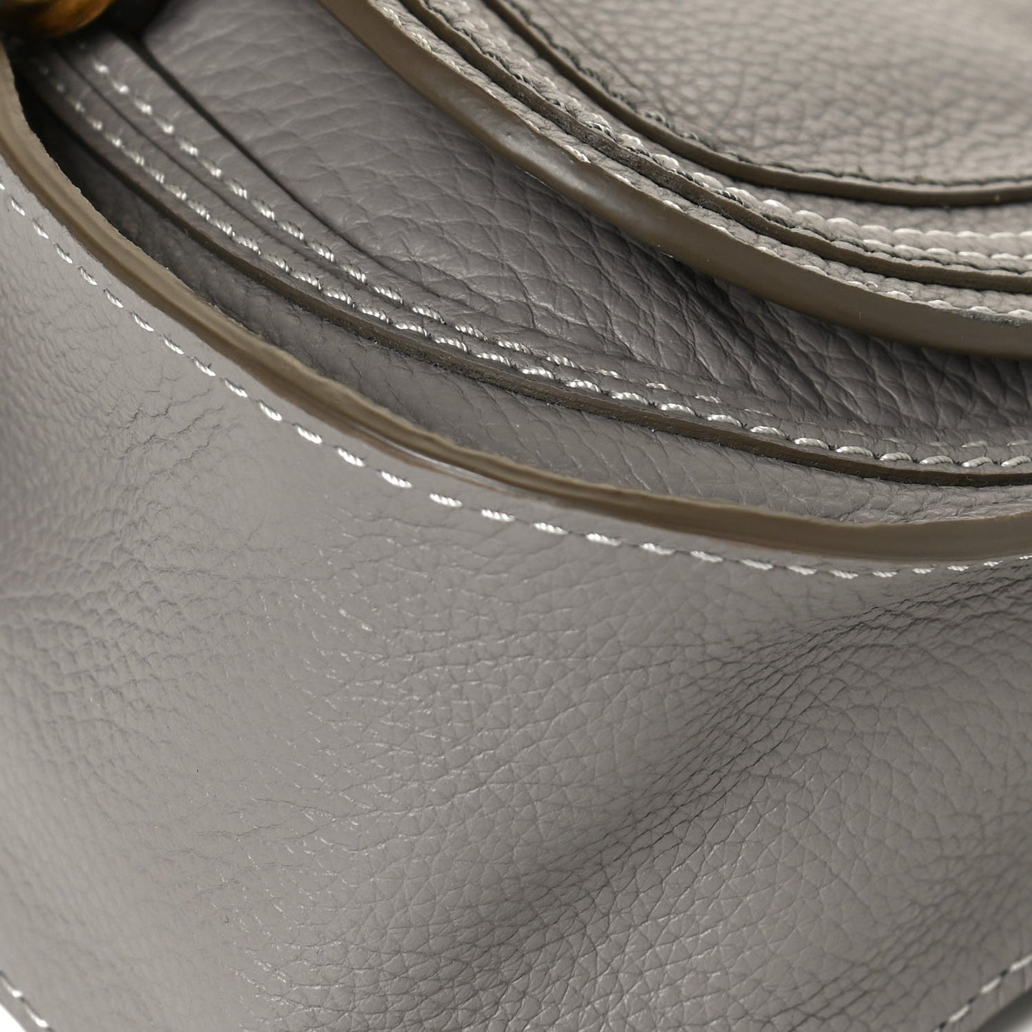 Calfskin Mini Marcie Satchel Cashmere Grey