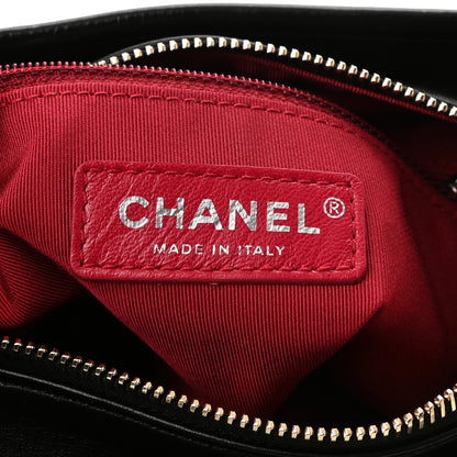 Chanel Aged Calfskin Quilted Small Gabrielle Hobo Black 6 of 11