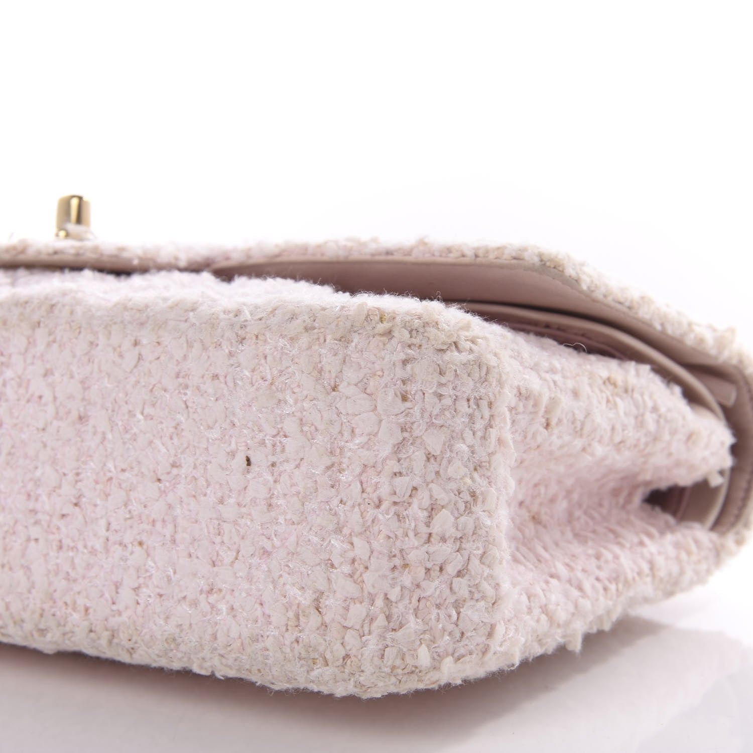 Chanel Tweed Medium Double Flap Pink 11 of 12