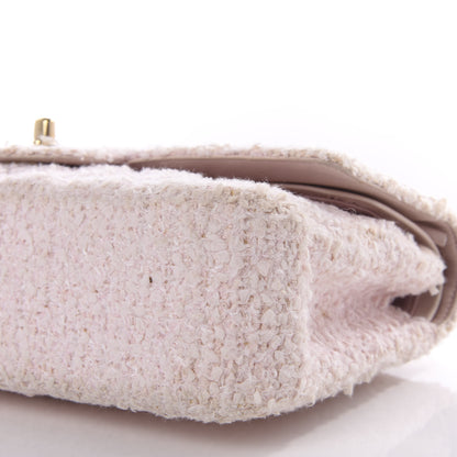 Chanel Tweed Medium Double Flap Pink 11 of 12
