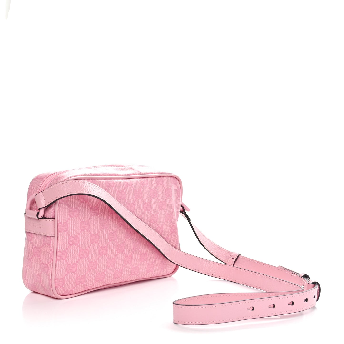 GG Crystal Monogram Mini Shoulder Bag Sugar Pink