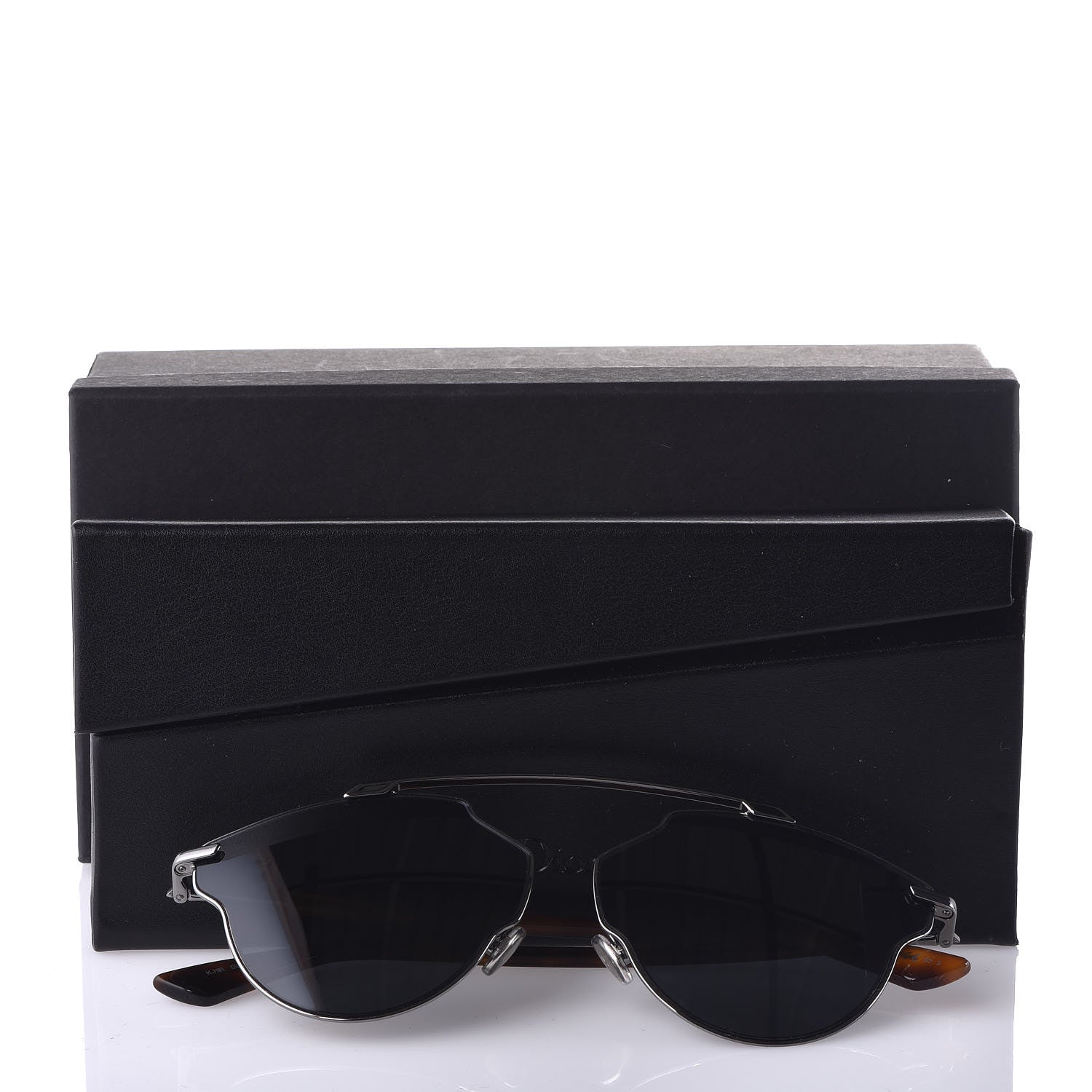 Christian Dior So Real Pop Sunglasses Dark Ruthenium Grey Havana 9 of 9