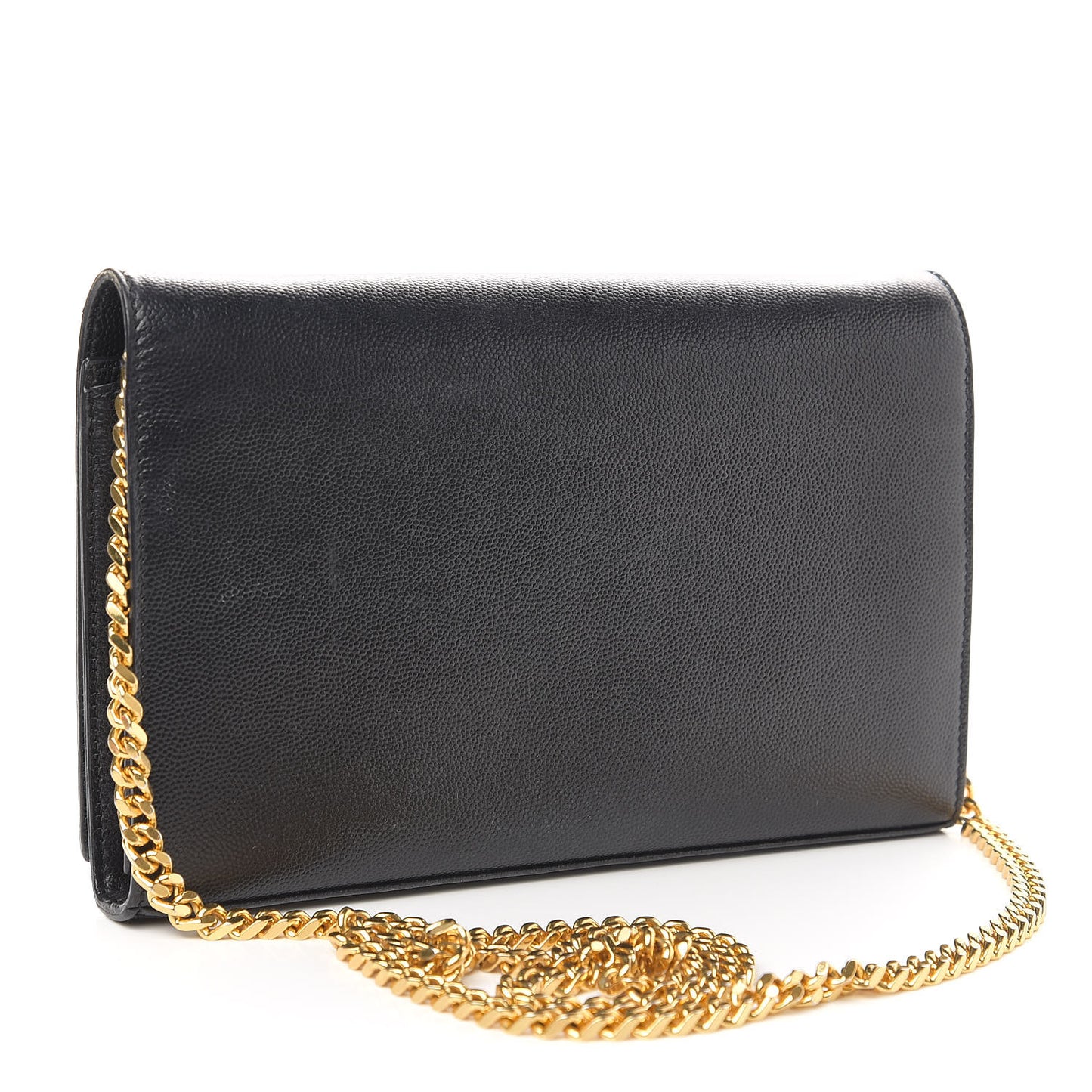 Grain De Poudre Star Studded Monogram Wallet on Chain Black