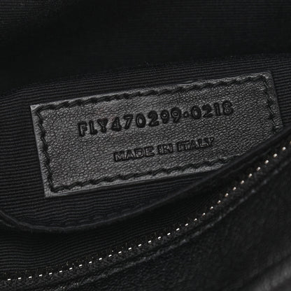 Saint Laurent Lambskin Monogram Small Lou Camera Bag Black 7 of 11
