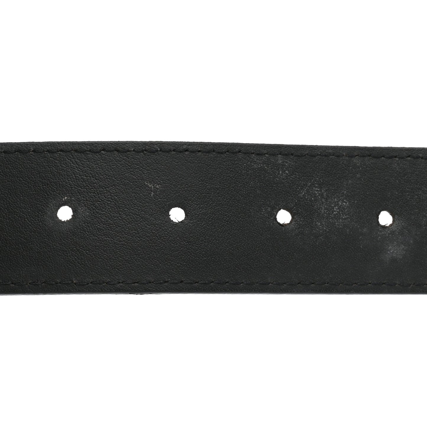 Calfskin 35mm LV New Wave Belt 80 32 Black