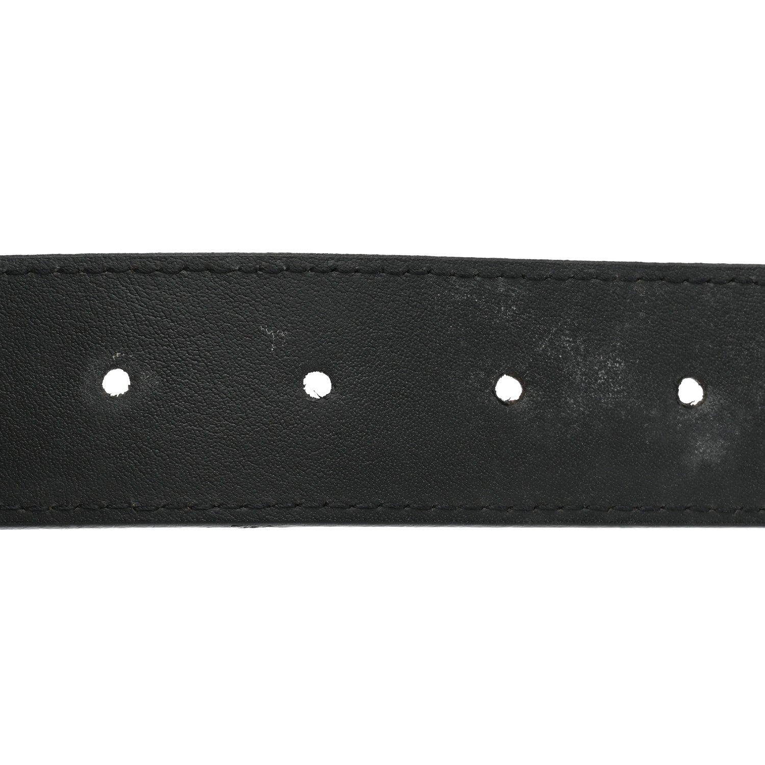 Louis Vuitton Calfskin 35mm LV New Wave Belt 80 32 Black 6 of 8