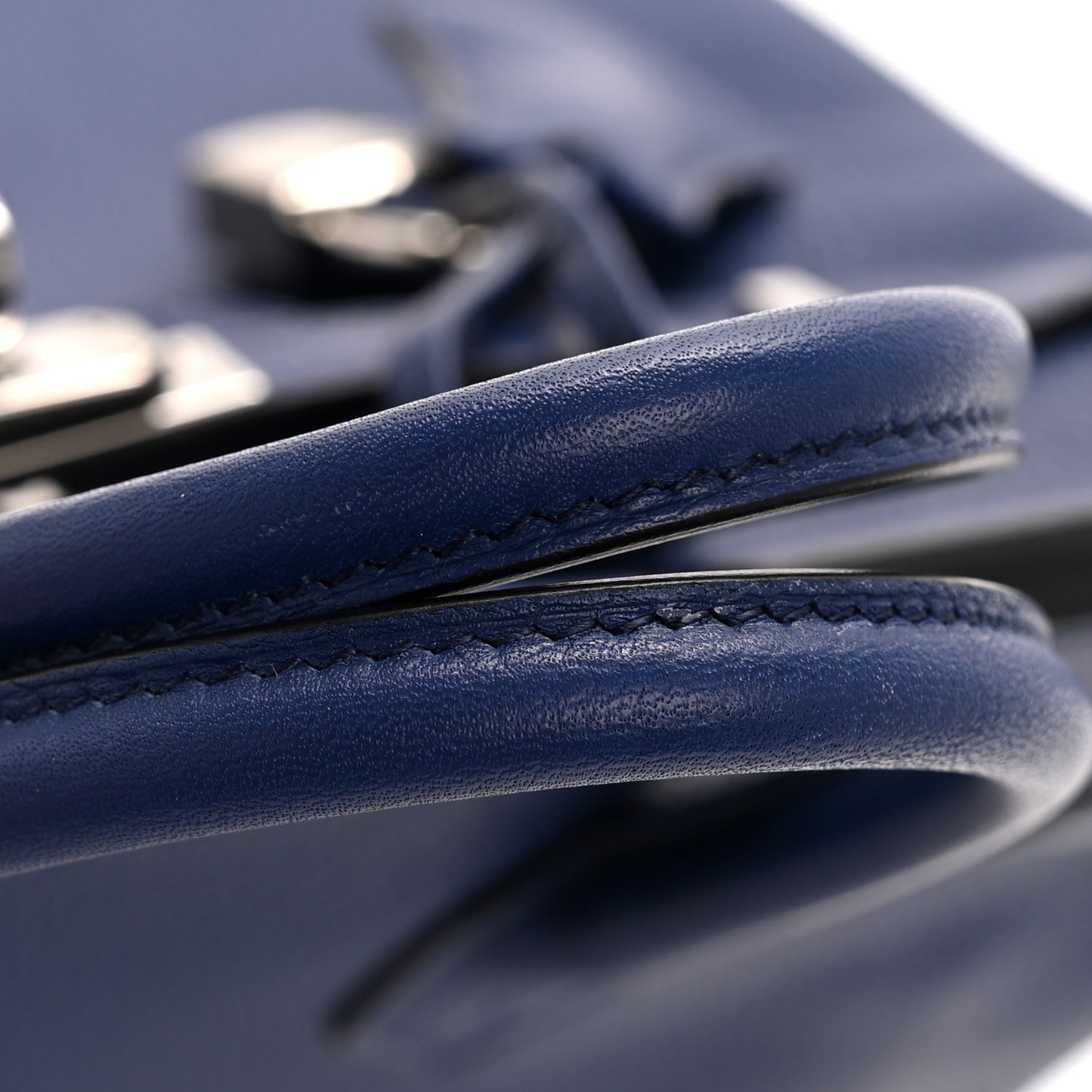 Taurillon Novillo Birkin 25 Bleu Saphir