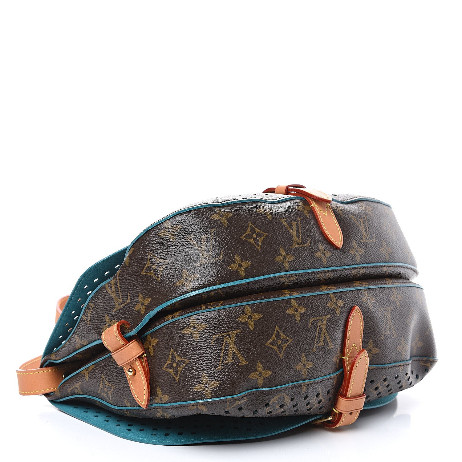 Louis Vuitton Monogram SC Flore Saumur Teal 3 of 10