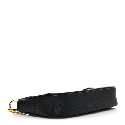Louis Vuitton Empreinte Monogram Giant Mini Pochette Accessories Black 4 of 7