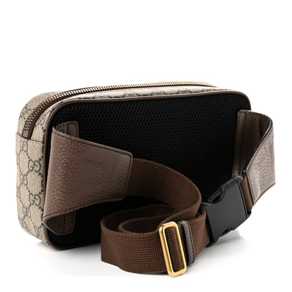 Gucci Soft GG Supreme Monogram Medium Ophidia Belt Bag Dark Brown 3 of 10