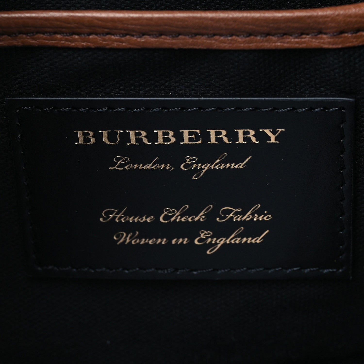 Burberry Derby House Check Abingdon Convertible Clutch Tan 6 of 10