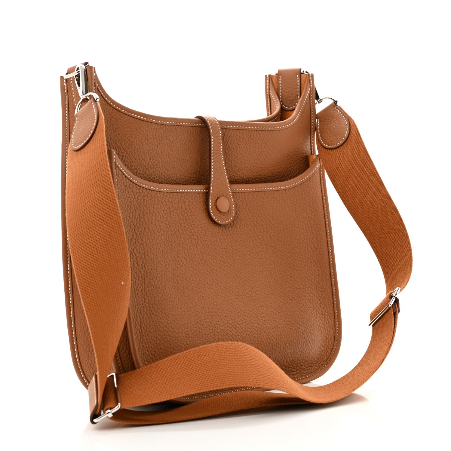 Hermes Taurillon Clemence Evelyne III PM Gold 3 of 13