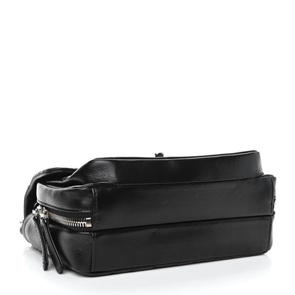 Chanel Aged Calfskin Quilted Express Zip Around Flap Black 3 of 4