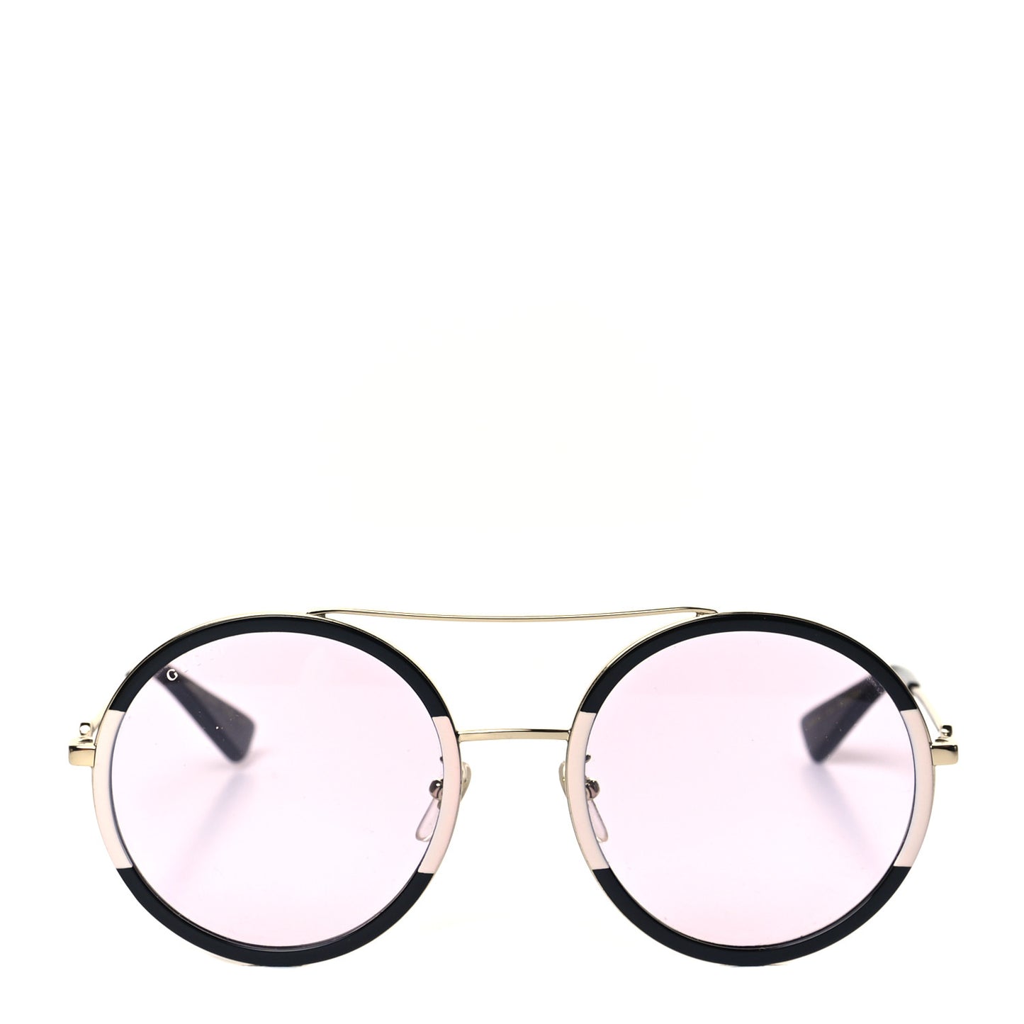 Round Frame Sunglasses Black