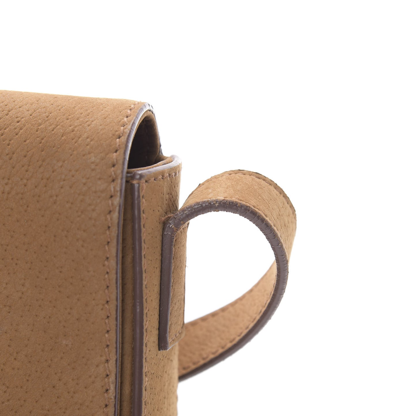 Suede Eddie Serpent Shoulder Bag Brown