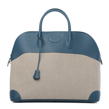 Hermes Toile De Camp Evercolor Bolide 45 Ficelle Colvert 1 of 11