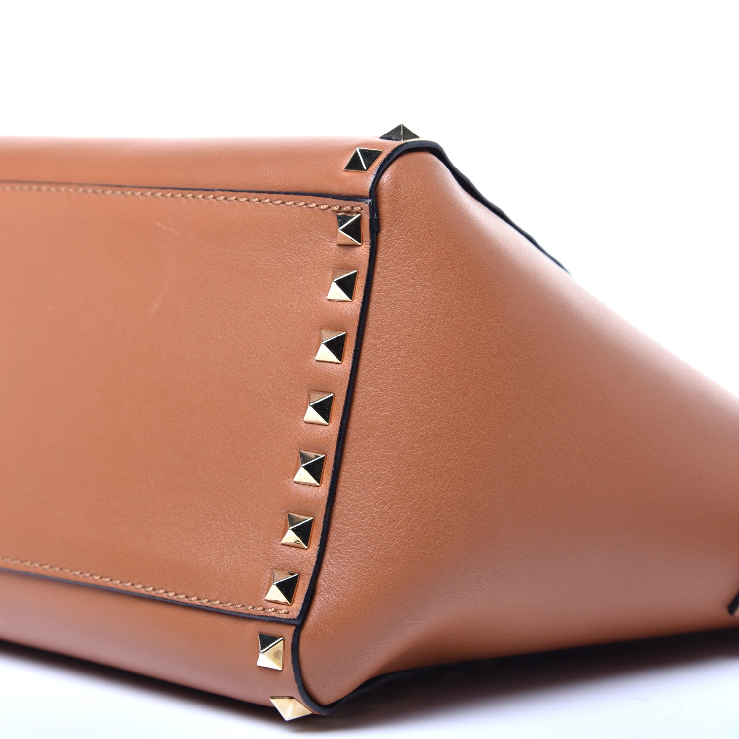 Valentino Garavani Vitello Small Rockstud Double Handle Tote Light Cuir 8 of 8