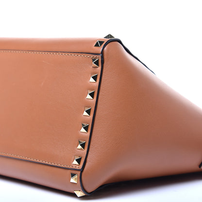 Valentino Garavani Vitello Small Rockstud Double Handle Tote Light Cuir 8 of 8