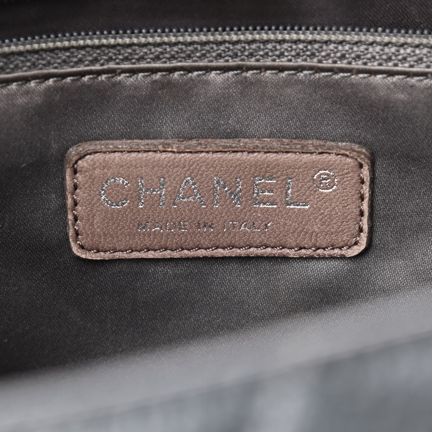 Caviar Quilted Grand Shopping Tote GST Dark Grey