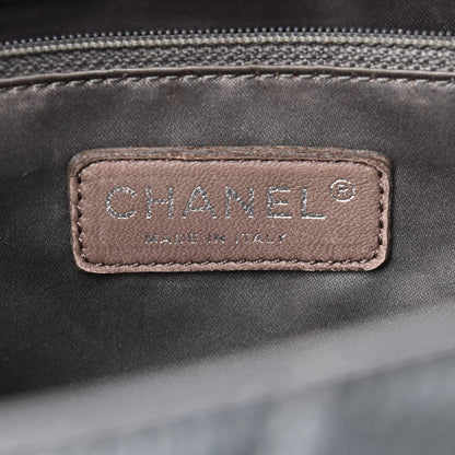 Chanel Caviar Quilted Grand Shopping Tote GST Dark Grey 7 of 8