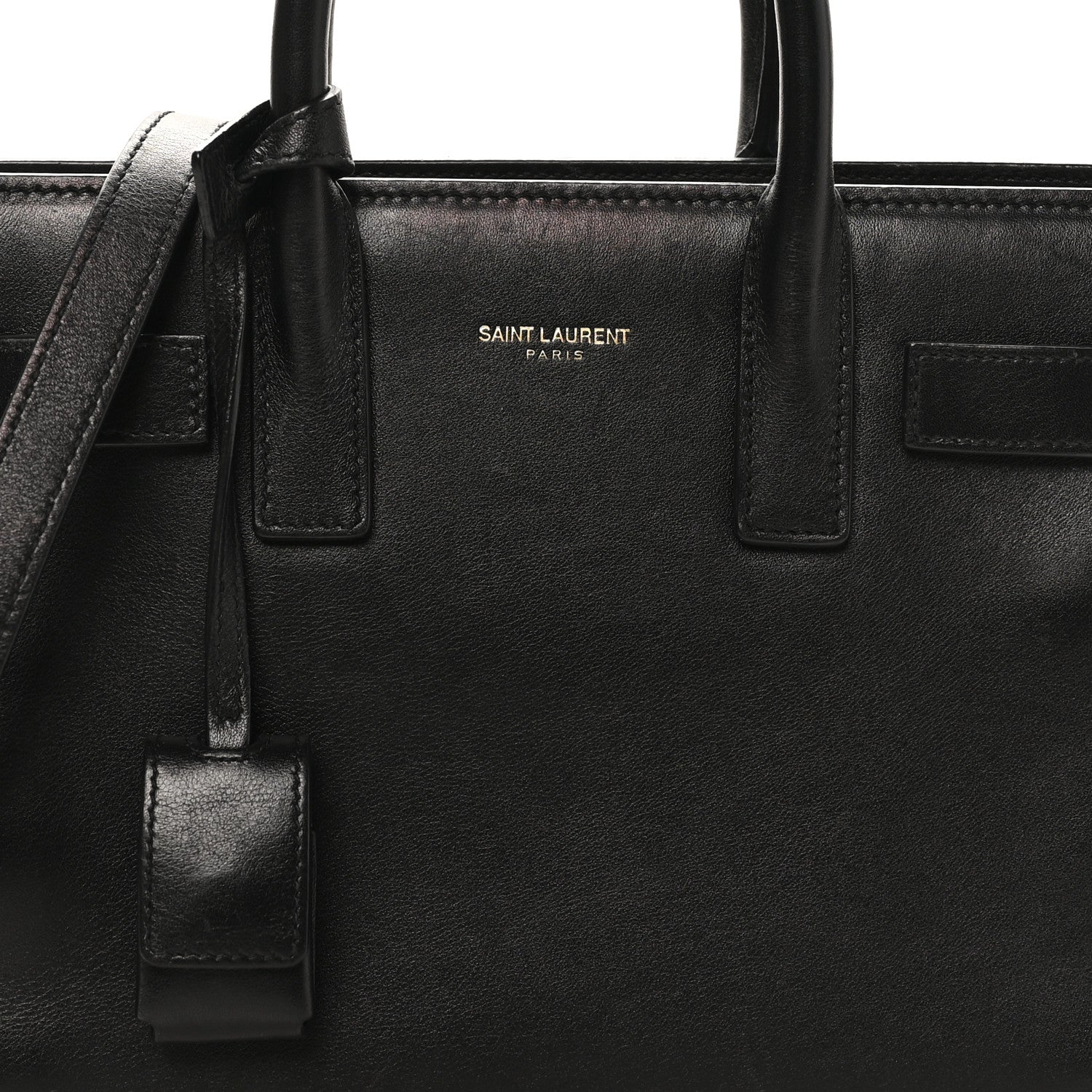 Saint Laurent Calfskin Nano Sac De Jour Black 7 of 10