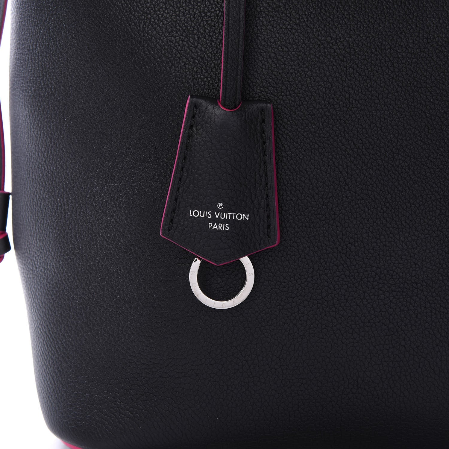 Louis Vuitton Calfskin Lockme Bucket Black 13 of 14