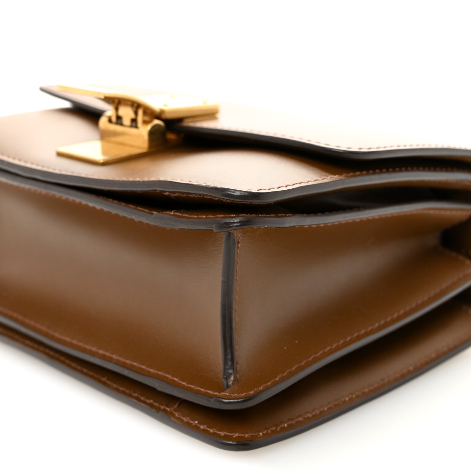 Celine Box Calfskin Small Classic Box Flap Bag Camel 11 of 12