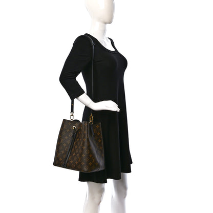 Louis Vuitton Monogram Neonoe MM Black 2 of 10