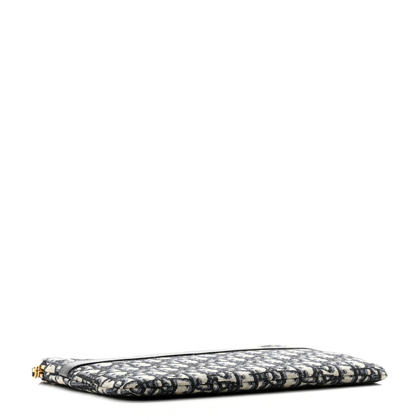 Oblique Pouch Clutch Blue