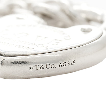 Tiffany Sterling Silver Return To Tiffany Love Heart Lock Pendant Necklace 4 of 4