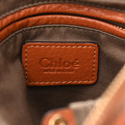 Chloe Calfskin Medium Marcie Satchel Tan 6 of 13