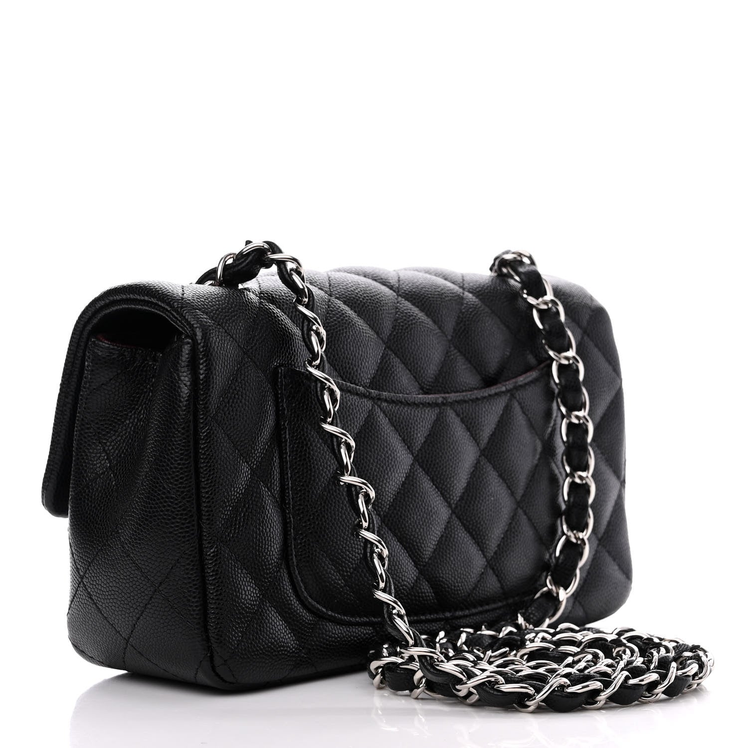 Chanel Caviar Quilted Mini Rectangular Flap Black 3 of 11