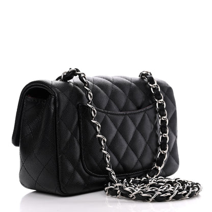 Chanel Caviar Quilted Mini Rectangular Flap Black 3 of 11