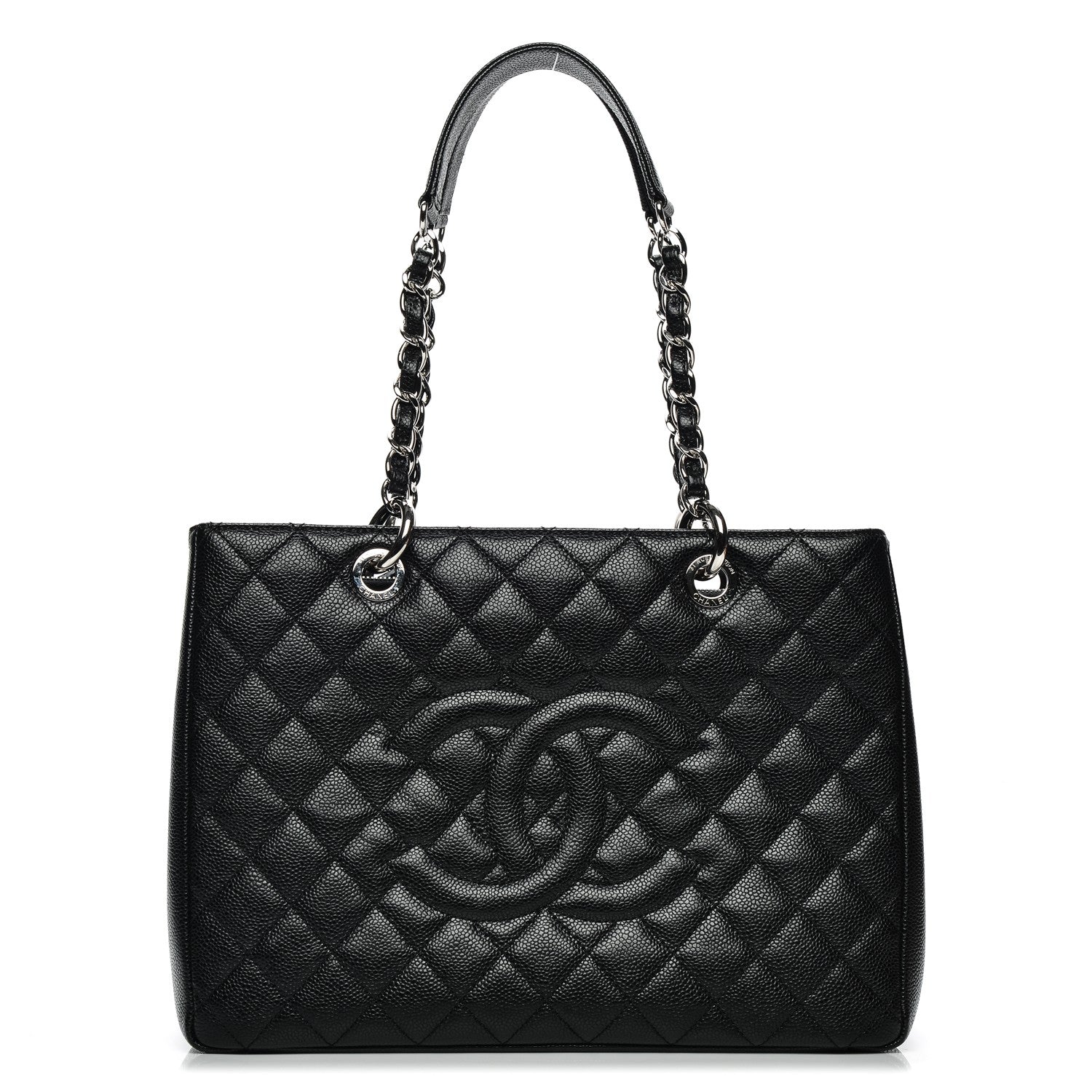 Chanel Caviar Quilted Grand Shopping Tote GST Black 1 of 8