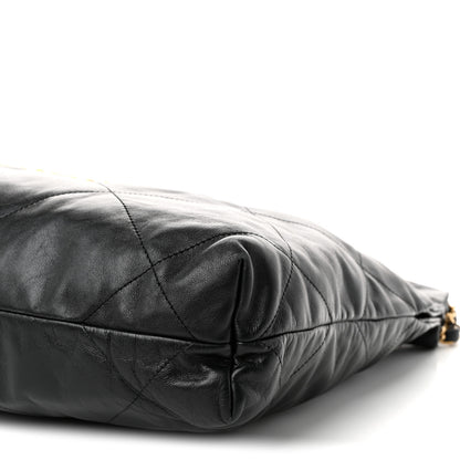 Chanel Shiny Calfskin Quilted Small Chanel 22 Black 11 of 11