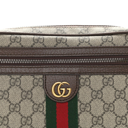 Gucci Soft GG Supreme Monogram Medium Ophidia Belt Bag Dark Brown 9 of 11