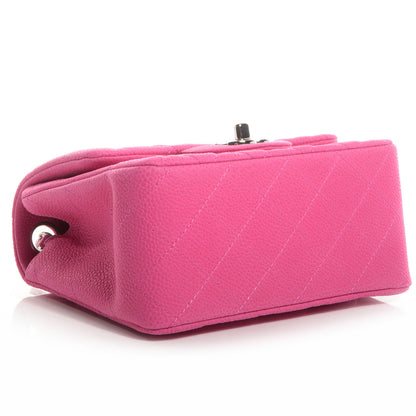 Chanel Iridescent Caviar Quilted Mini Square Flap Pink 4 of 10